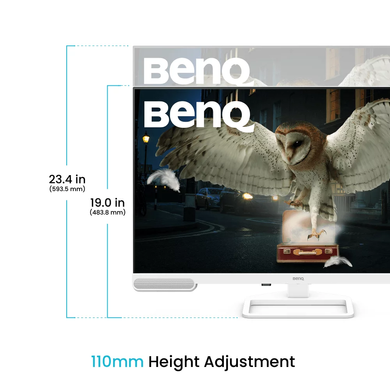 Монітор BENQ EW3290U WHITE (9H.LN4LJ.LBE) [302410]