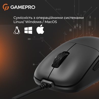 Миша GamePro Black (GM690B) [606727]
