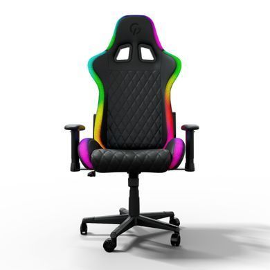 Крісло для геймерів GamePro Hero RGB Black (GC-700-Black) [614515]