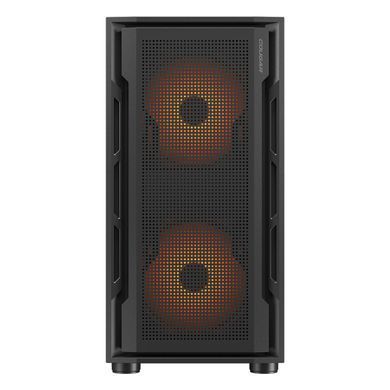 Корпус Cougar без БЖ (UNIFACE MINI RGB Black) [608753]