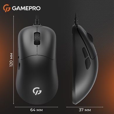 Миша GamePro Black (GM690B) [606727]