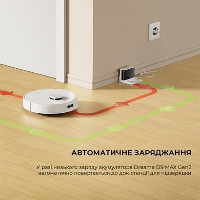 Робот-пилосос Dreame D9 Max White Gen 2 (RLD34GA-Wh) [611821]