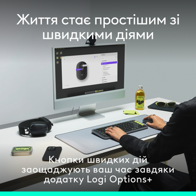 Миша Logitech POP with emoji Lilac(L) (910-007414) [200841]