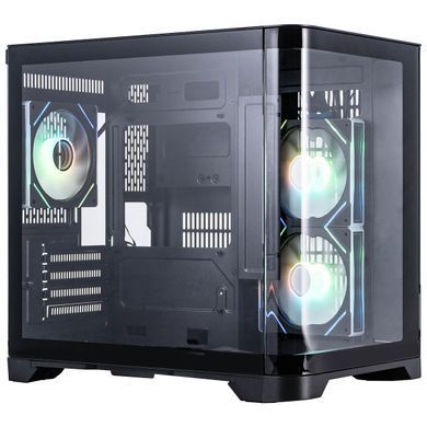 Корпус 1stPlayer Black без БЖ (UV5-BK-2FC7R-1FC7) [608819]