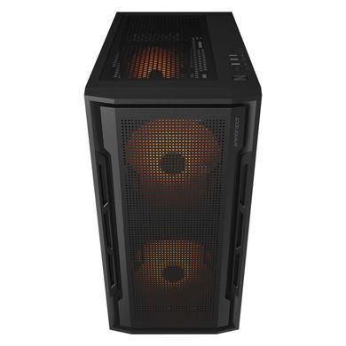 Корпус Cougar без БЖ (UNIFACE MINI RGB Black) [608753]