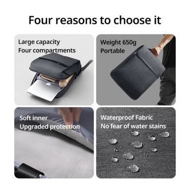 Рюкзак UGREEN LP664 Laptop Backpack B02 Dark Grey (Up to 15.6'') (UGR-90798) [805455]