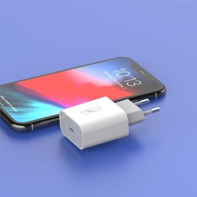 Зарядний пристрій SkyDolphin SC18E PD2.0 (1USB-С, 3A) White (SDMZP-000155) [603320]