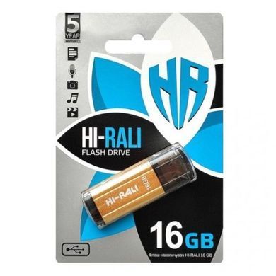 Флеш-накопичувач USB 16GB Hi-Rali Corsair Series Bronze (HI-16GBCORBR) [607103]