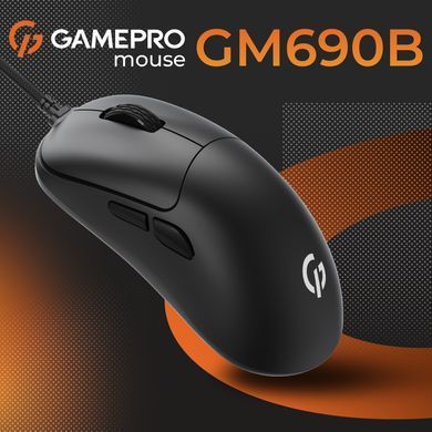 Миша GamePro Black (GM690B) [606727]