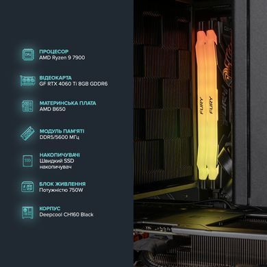 Персональний комп`ютер ASGARD Windows 11 Home (A79X.32.S15.46T.5200W) [608403]