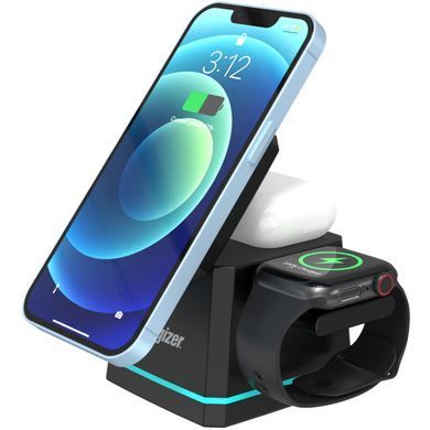 Зарядний пристрій Wireless 15W 3-in-1 Fast Charger black Energizer (WCP307) [404665]