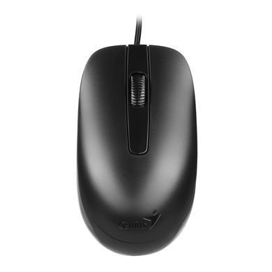 Комплект клавіатура та миша Genius SlimStar C-126, EN/UKR/RU, чорний (31330007407) [103547]