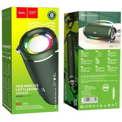 Портативна колонка HOCO HC2 Xpress sports BT speaker Dark Green (6931474738714) [805574]