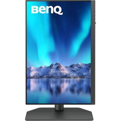 Монітор TFT 24" BenQ SW242Q, 2K QHD, 2560x1600, HDMI, USB-C, MCR, HAS, Pivot, сірий (9H.LLVLA.TBE) [403737]