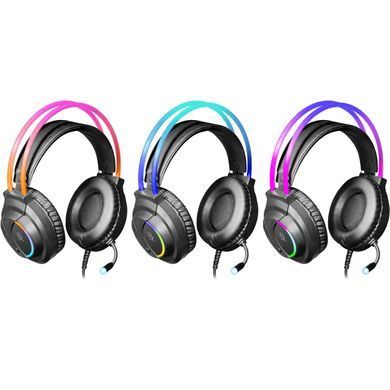Ігрова гарнітура Defender Flame RGB, кабель 2 м, чорна (64555) [401736]