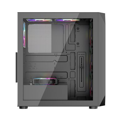 Корпус 1stPlayer Black без БЖ (AY7-BK-4F1) [608765]