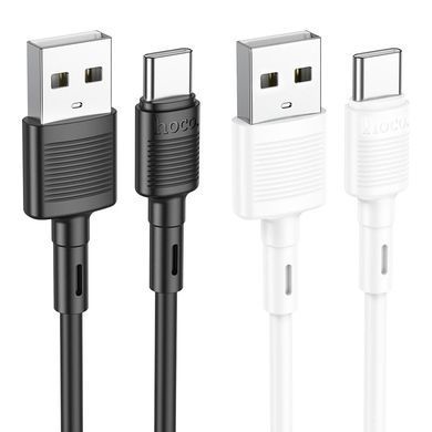 Кабель HOCO X83 USB to Type-C 3A, 1m, PVC, PVC connectors, White (6931474770912) [805367]