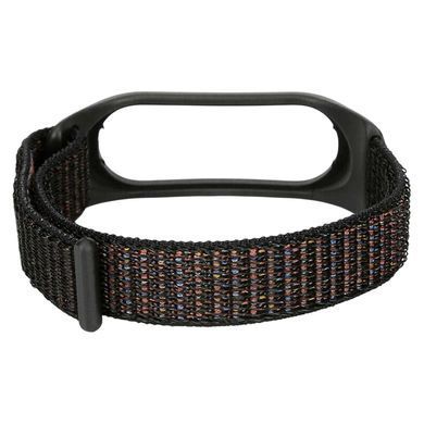 Ремінець BeCover Nylon Style для Xiaomi Mi Smart Band 7 Black (707655) [613981]