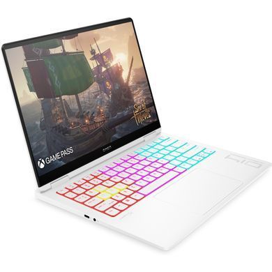 Ноутбук HP OMEN Gaming 14-fb0022ua 14"2.8K OLED,400n/U7-155H(4.8)/16Gb/SSD1Tb/RTX 4050,6GB/DOS/Білий (A49ZSEA) [400148]