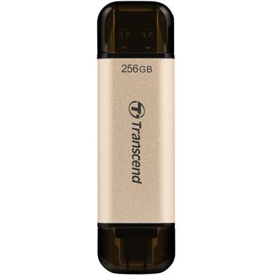 Накопичувач Transcend 256GB USB 3.2 Type-A + Type-C JetFlash 930 R420/W400MB/s Чорний (TS256GJF930C) [109024]