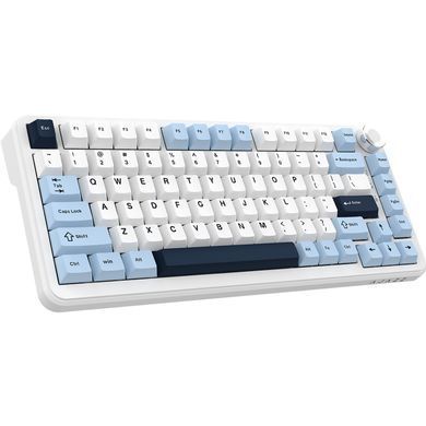 Клавіатура бездротова Ajazz AK820 Max Plus Day Dream Switch White (AK820MAX-DD-BWD) [612718]