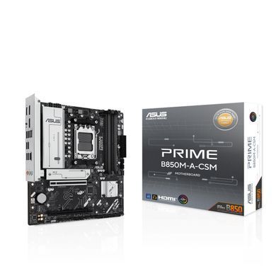 Материнcька плата ASUS PRIME B850M-A-CSM sAM5 B850 4xDDR5 M.2 HDMI DP mATX (90MB1LQ0-M0EAYC) [109250]