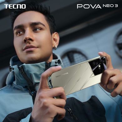 TECNO Смартфон POVA NEO 3 (LH6n) 6.82" 8/128GB, 2SIM, 7000mAh, Amber Gold