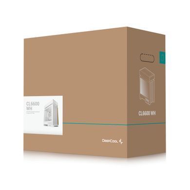 Корпус DeepCool CL6600 White (R-CL6600-WHNNA0-G) [619670]