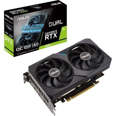 Відеокарта GF RTX 3060 12GB GDDR6 Dual OC V2 Asus (LHR) (DUAL-RTX3060-O12G-V2) [610946]