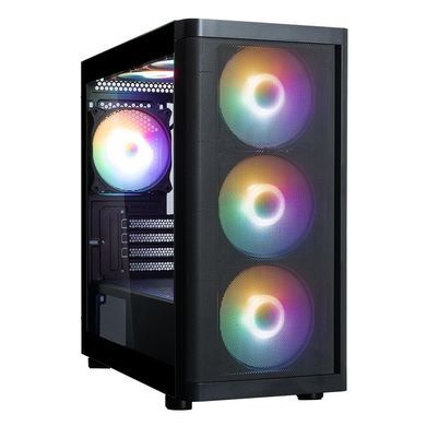 Корпус Zalman M4 SE без БЖ, 1xUSB3.0, 2xUSB2.0, 6x120мм FRGB, VGA 320мм, LCS ready, TG Side Panel, mATX, чорний (M4SEBLACK) [113936]
