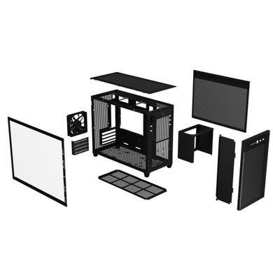 Корпус Asus Prime AP201 Black Tempered Glass без БЖ (90DC00G0-B39010) [610926]