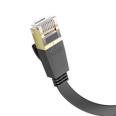 Мережевий кабель HOCO US07 General pure copper flat network cable(L=20M) Black (6931474780720) [803608]
