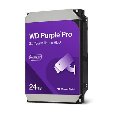 Жорсткий диск WD 24TB 3.5" 7200 512MB SATA Purple Pro Surveillance (WD240PURP) [114311]