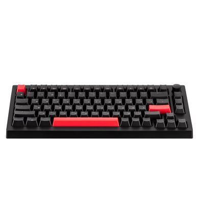 Клавіатура механічна Lemokey X4 84Key, Keychron Brown, USB-A, QMK/VIA, EN/UKR, Red led, чорний (X4-A3-UA) [103647]