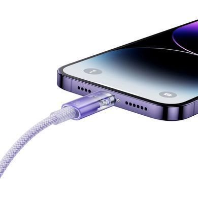 Кабель Baseus Explorer Series Fast Charging Cable with Smart Temperature Control Type-C to iP 20W 1m Purple (CATS010205) [802601]