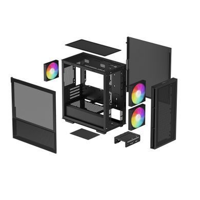 Корпус DeepCool CH360 Black без БЖ (R-CH360-BKAPE3-G-1) [608701]