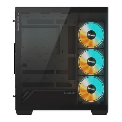Корпус Gigabyte Aorus C500 Panoramic Stealth Tempered Glass Black без БЖ (GB-C500P ST) [608748]