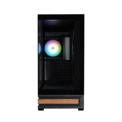 Корпус Zalman P40 Namu без БЖ, 2xUSB3.0, 1x Type C, 3x120мм ARGB Reverse, 1x120мм ARGB, VGA 420мм, LCS ready, TG Side/Front Panel, ATX, чорний (P40NAMUBLACK) [111334]