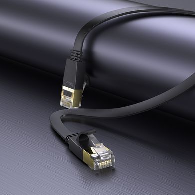 Мережевий кабель HOCO US07 General pure copper flat network cable(L=20M) Black (6931474780720) [803608]