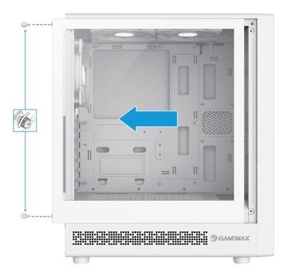 Корпус для комп'ютера ATX W/O PSU GAMEMAX (STORM 2 AW) [503702]