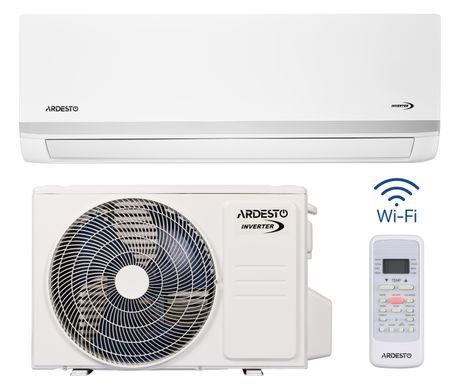 Кондиціонер Ardesto 18м2 інвертор 7000BTU 2.1кВт A++/A+ -15&deg;С Wi-Fi R32 білий (ACM-07INV-R32-WF-AG-S) [102713]