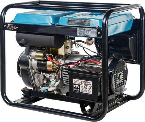 Генератор дизельний Konner&Sohnen KS 6100HDE (EURO V), 230В, 5.5/5.0кВт, електростартер, передстартовий підігрів, 107кг (KS6100HDE) [112773]