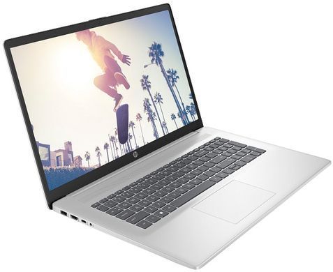 Ноутбук HP 17-cn4040ua 17.3" FHD IPS AG, Intel 7-150U, 16GB, F1TB, UMA, DOS, сріблястий (CS8B8EA) [111986]