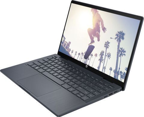 Ноутбук HP Pavilion x360 14-ek2006ua 14" FHD IPS Touch, Intel 3-100U, 8GB, F512GB, UMA, DOS, синій (BV5S3EA) [108749]