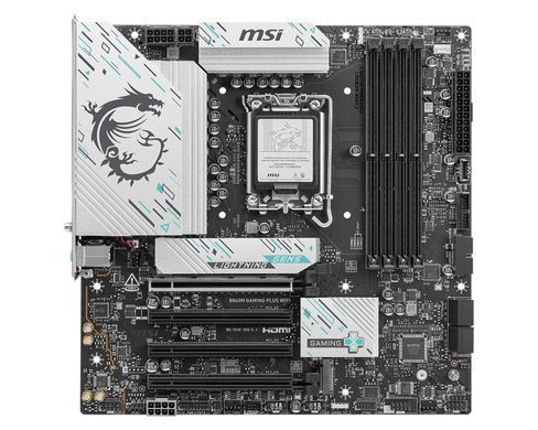 Материнcька плата MSI B860M GAMING PLUS WIFI s1851 B860 4xDDR5 M.2 HDMI DP WiFi BT mATX (911-7E42-003) [109188]