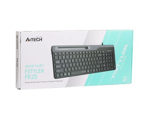 Клавіатура A4Tech Fstyler FK25 Black (FK25 (Black)) [605913]