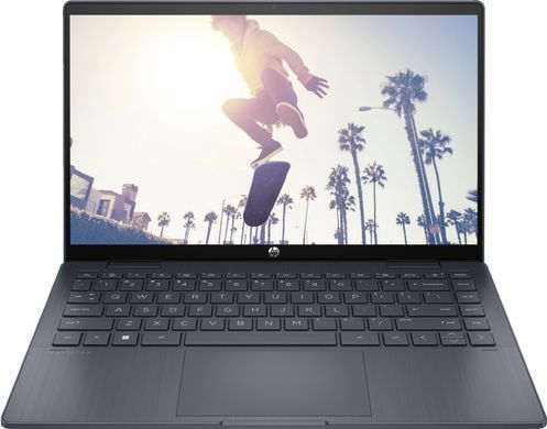 Ноутбук HP Pavilion x360 14-ek2006ua 14" FHD IPS Touch, Intel 3-100U, 8GB, F512GB, UMA, DOS, синій (BV5S3EA) [108749]