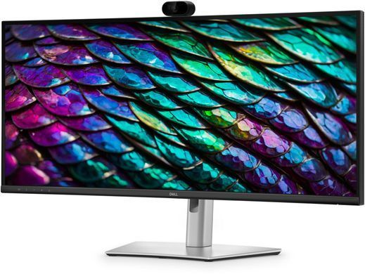 Монітор DELL 34" P3426WEB HDMI, DP, USB-C, RJ-45, MM, IPS, 3440x1440, 21:9, 100Hz, sRGB 99%, CURVED, HAS, Cam (210-BVHQ) [114100]