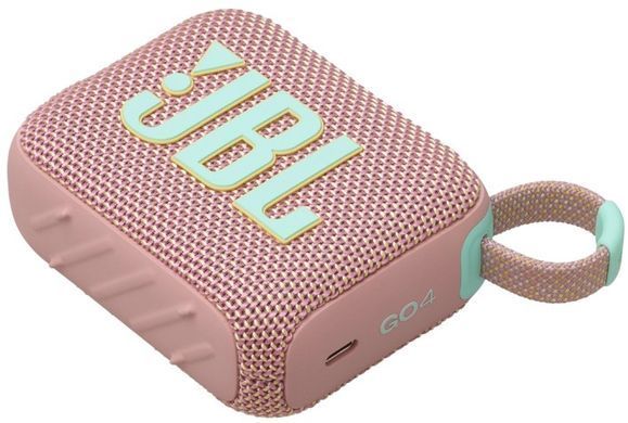 Портативна акустика JBL Go 4 Pink (JBLGO4PINK) [204295]
