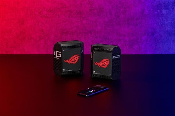 Wi-Fi Mesh-система Asus ROG Rapture GT6 2pk Black (90IG07F0-MU9A20) (GT6(B-2-PK)) [609530]